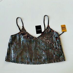 FOREVER 21 SEQUIN CAMI!!  NEW WITH TAGS!!